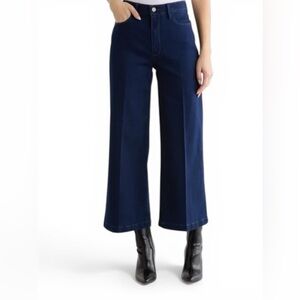 PAIGE Women’s Genesee Crop Dark Blue jeans size 27